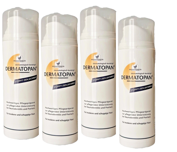 Herbamedicus Dermatopan Pflegecreme Spezial-Creme, 4x 140ml