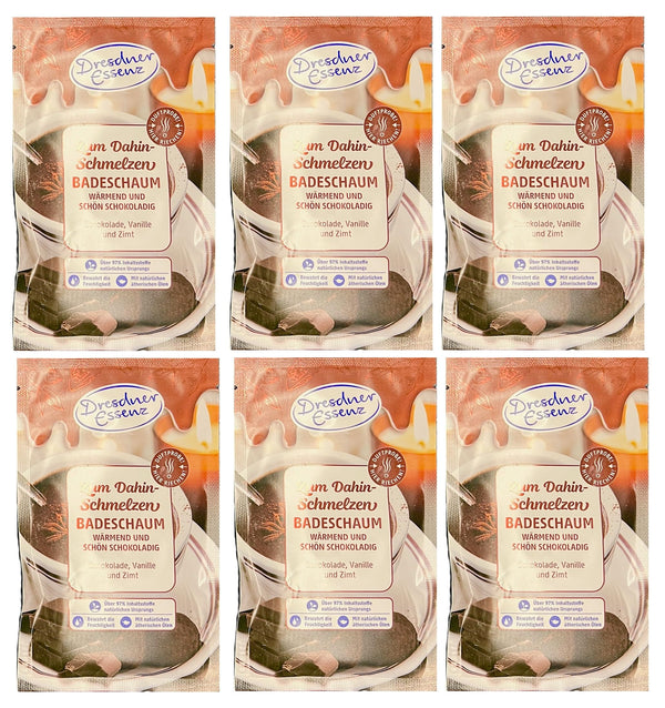 6er Pack Dresdner Essenz Badeschaum Zum Dahinschmelzen 6 x 60g