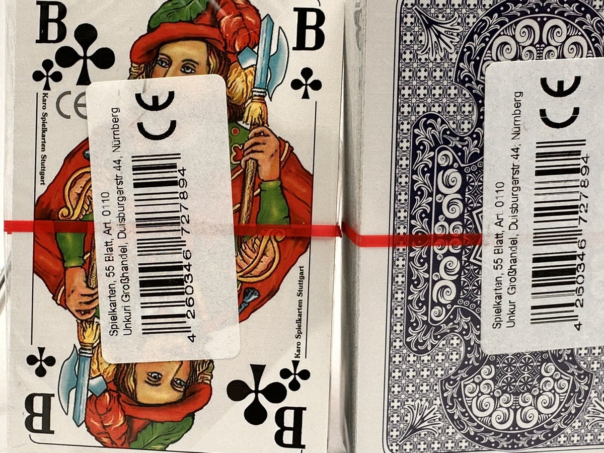 2x Kartendecks Spielkarten Poker Bridge Whist 55 Blätter , NEU