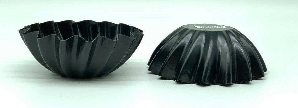 24 St Back Form Tartelette Gebäck Förmchen Anti Haft Beschichtung Schwarz, 95mm