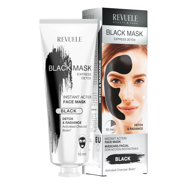 2x REVUELE BLACK MASK Express gründliche Reinigung 2x 80ml