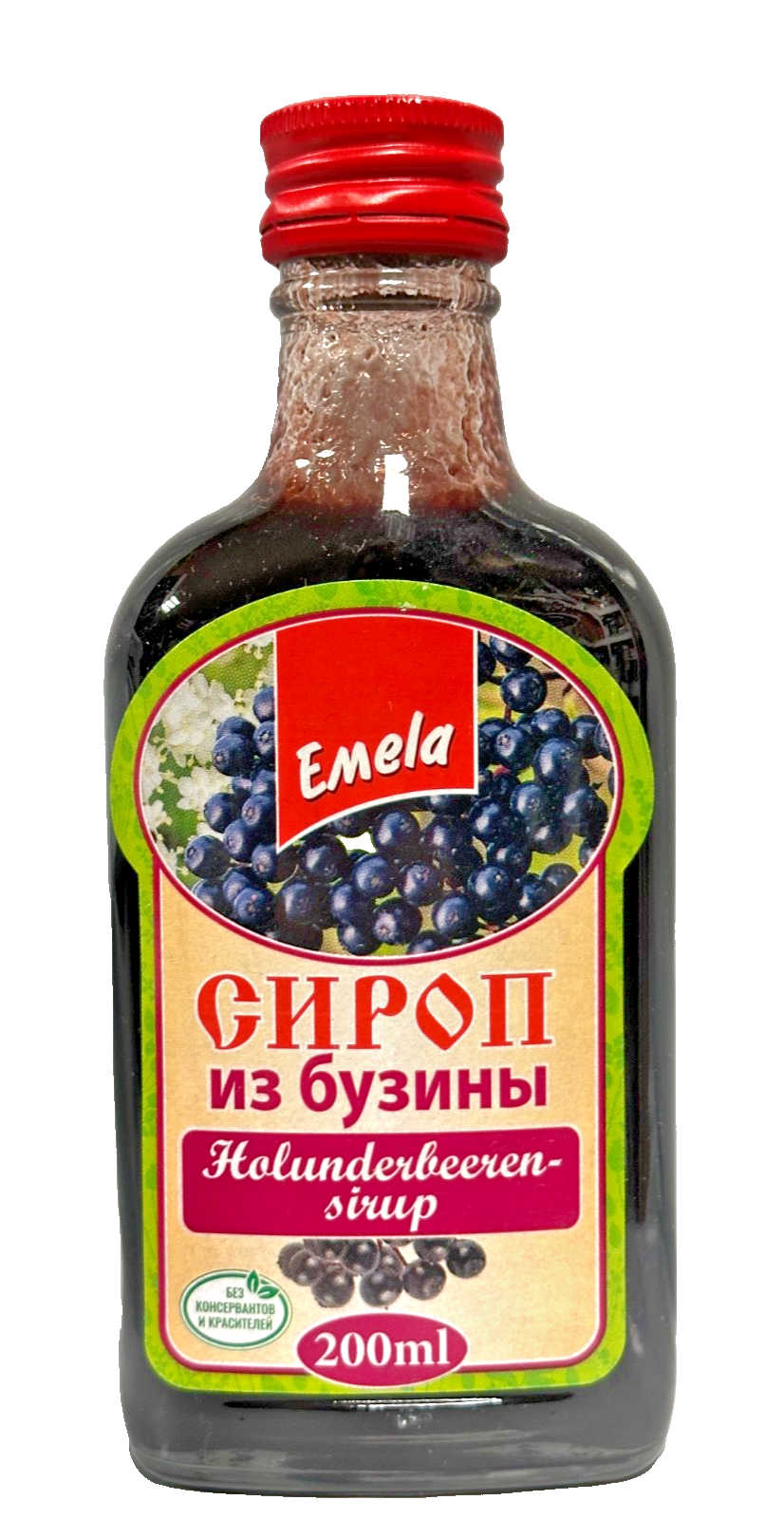 Emelja Sirup Holunder Сироп Бузина натуральный, 200г