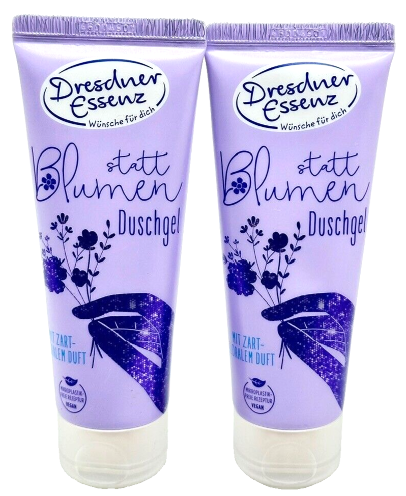 2er Pack Dresdner Essenz Duschgel "statt Blumen"  2x 75ml