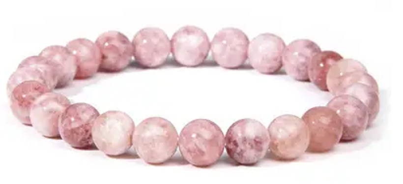 Elastisch Armband Natur halb Edelstein Perlen 9mm Achat Amethyst...