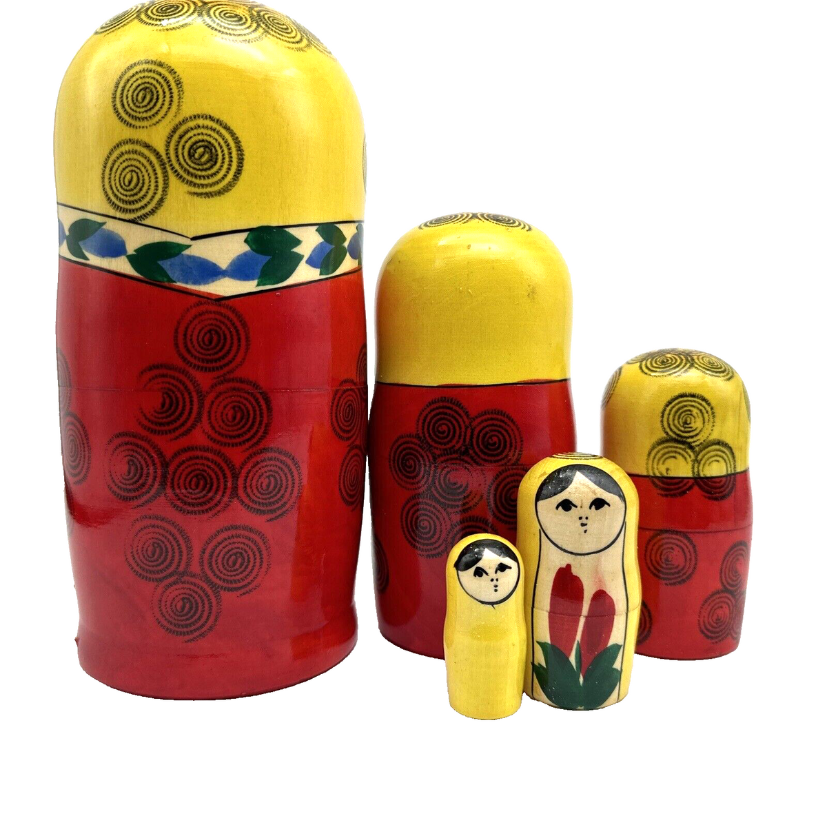 Matroschka 5tlg. Semenov  traditionelle Motiv  18 cm (5