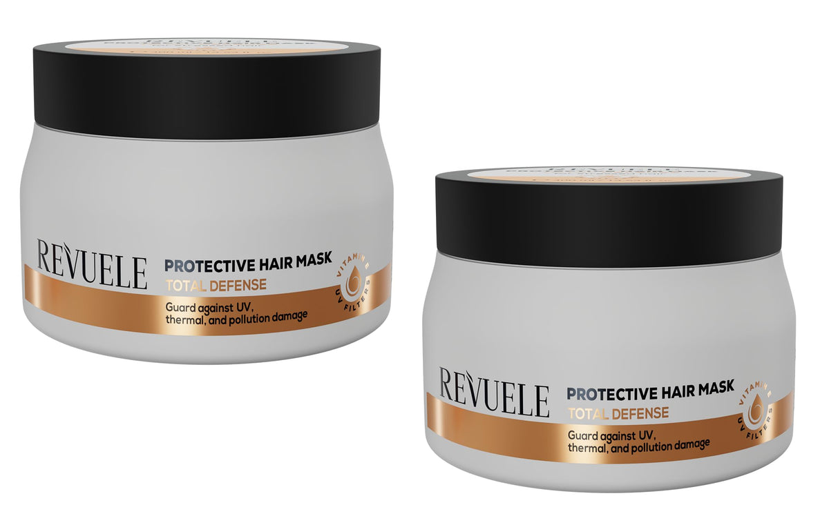 2er Pack REVUELE TOTAL DEFENCE SCHUTZ HAARMASKE 2x400ml