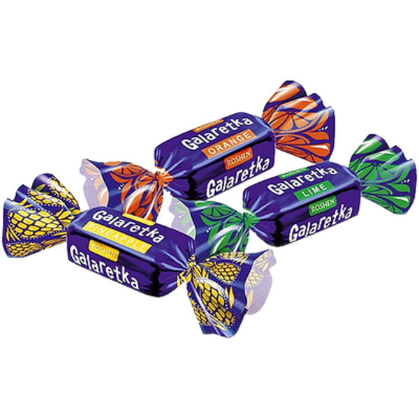Roshen Pralinen  Galaretka Gelee Mischung in Schokolade  1kg