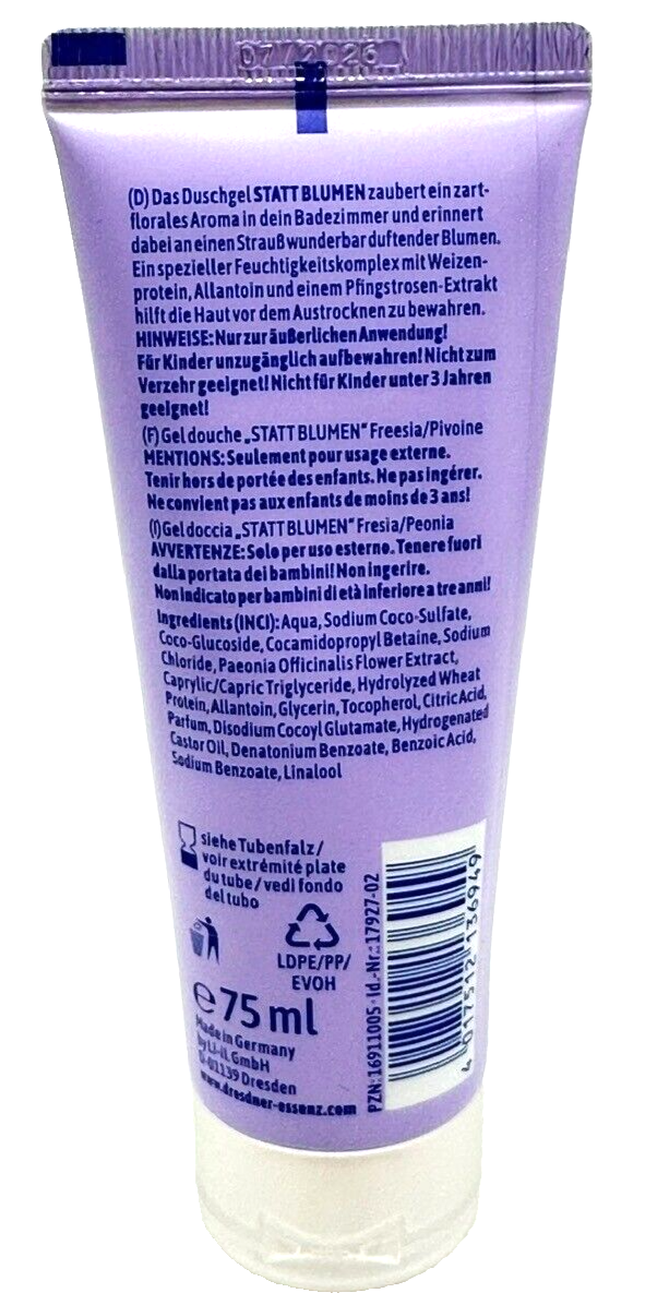 2er Pack Dresdner Essenz Duschgel "statt Blumen"  2x 75ml