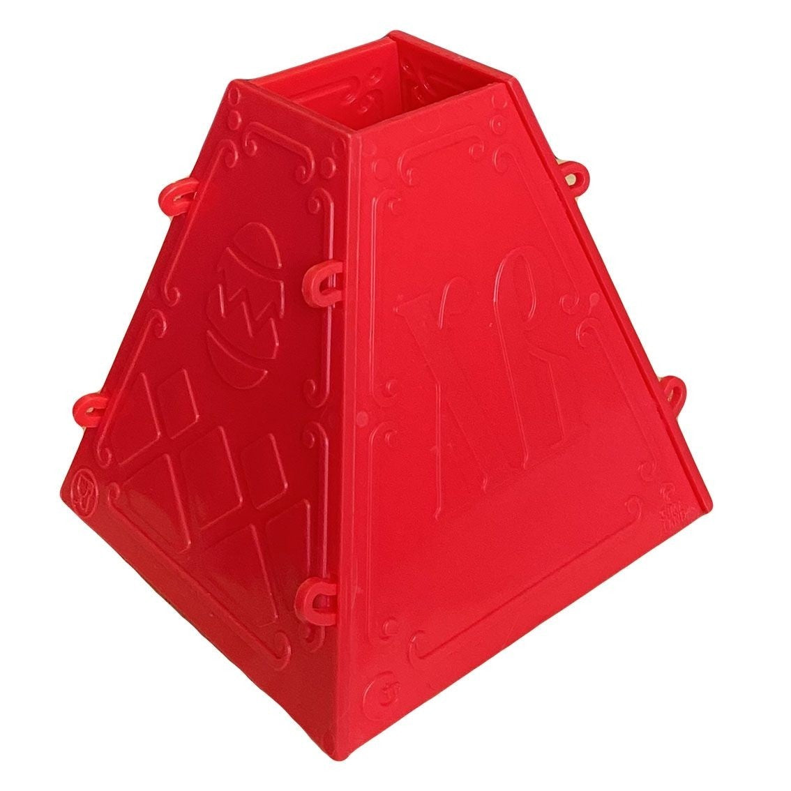 Plastikform für Quark-Paska mit Tüte "Светлой Пасхи ХВ", 11x11,5 cm