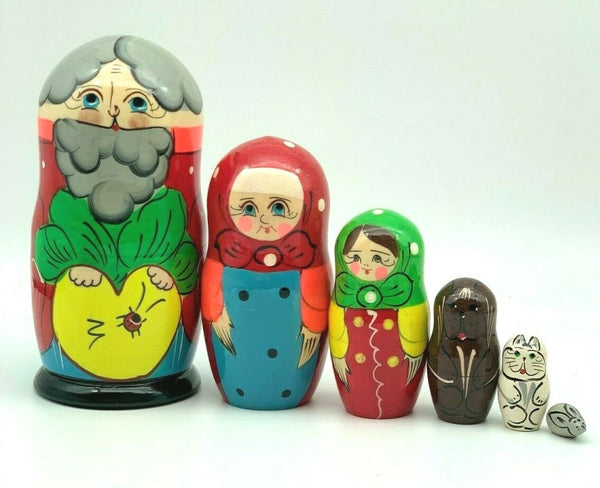 russiche Matroschka 6tlg. Märchen Repka, 16 cm