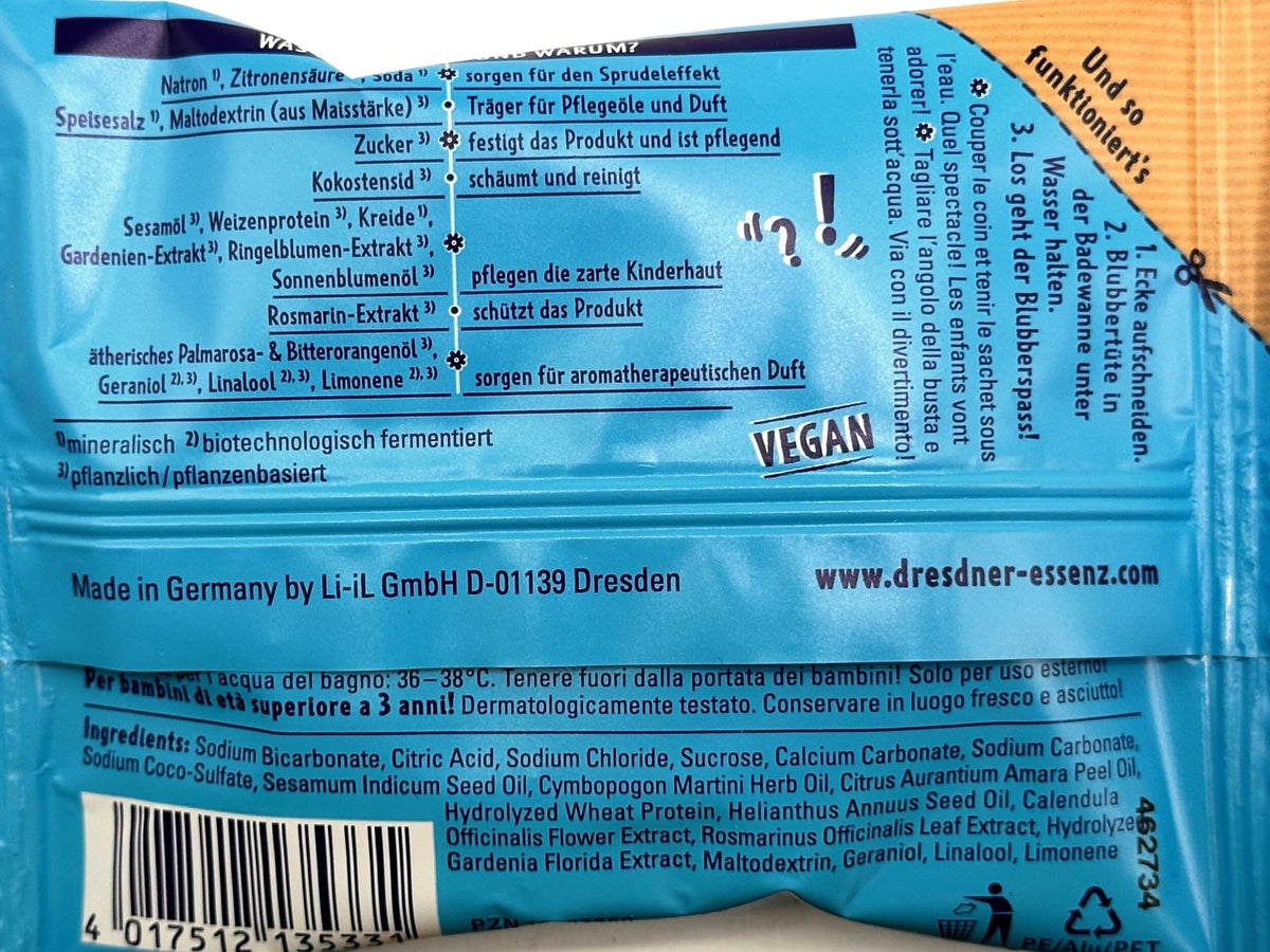 10er Pack Dresdner Essenz Dreckspatz Blubbertüte Tauch ein 10 x 70g