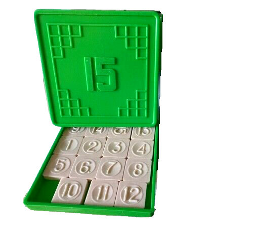 Puzzle Das Spiel der Fünfzehn 15 Steinen zum schieben