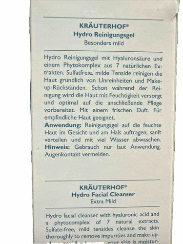 KRÄUTERHOF Hyaluron +Phitocomplex Reinigungsgel  200ml