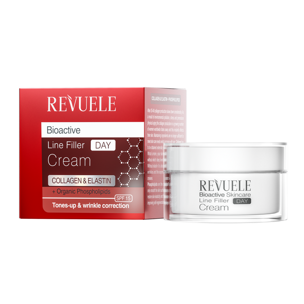 2x REVUELE BIOACTIVE COLLAGEN & ELASTIN Filler Tagescreme, 2x 50ml