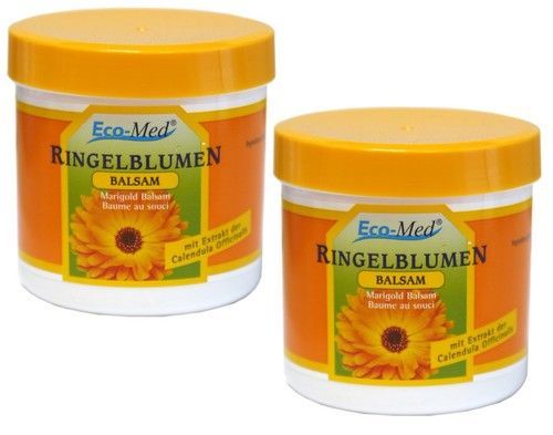 Eco Med Ringelblumen Salbe Balsam Baby Senioren Pflege, 2x 250ml