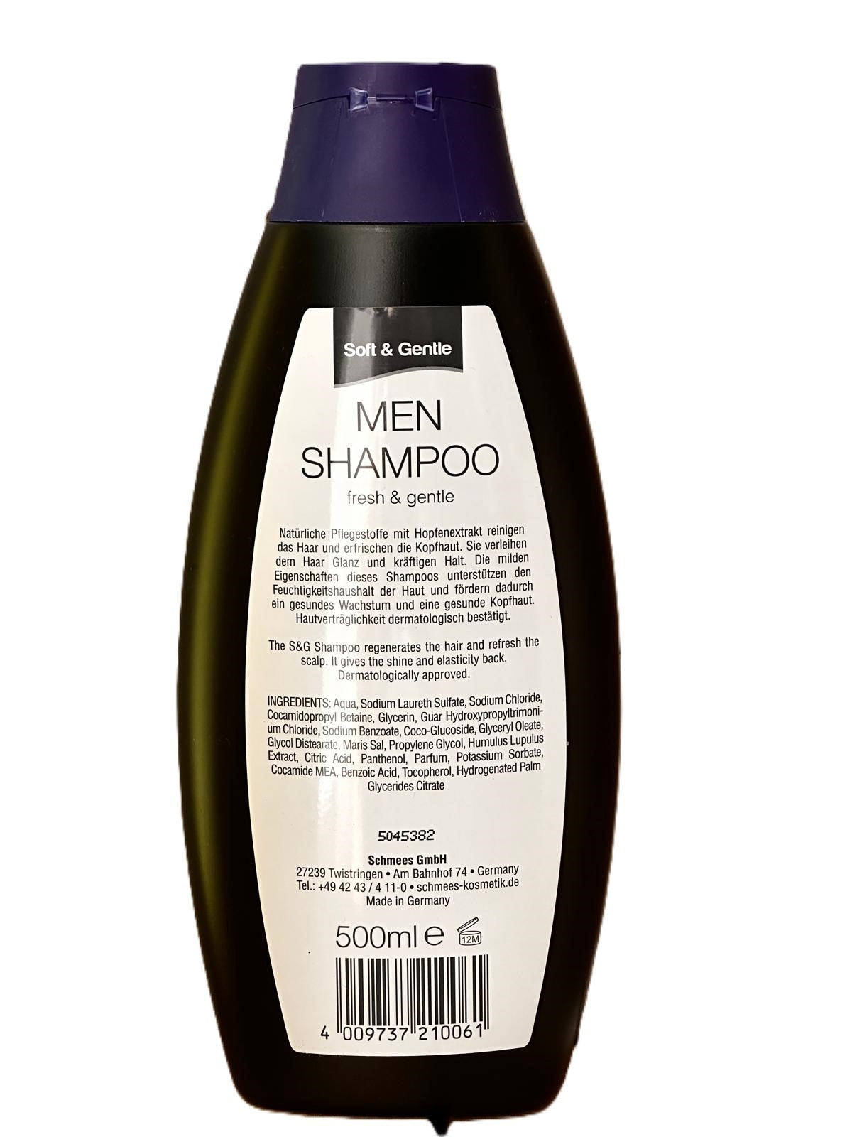 4x Soft & Gentle Shampoo fresh & gentle Tonic Clean , 4x 500ml