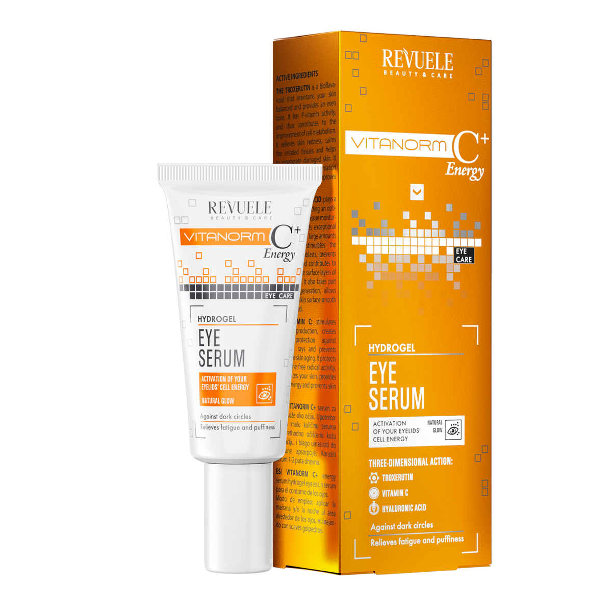 2x REVUELE VITANORM C+ENERGY Hydrogel-Augenserum 2x 25ml