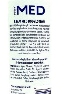 Ream MED Body Lotion Panthenol pH 5,5 empfindliche Haut 250ml
