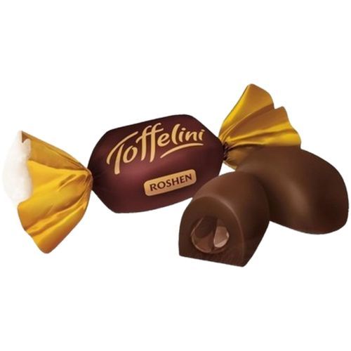 Roshen TOFFELINI Toffee mit Kakaofüllung 25% , 1 kg /38 St