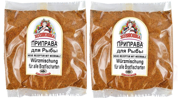 2x HOSYAUSHKA  Würzmischung für alle Bratfischarten Fisch, 2x 100g