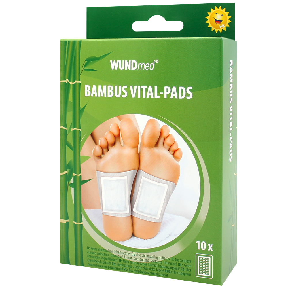 Wundmed Bambus Vital-Pads Erfrischungspflaster (eine Packung 10 St)