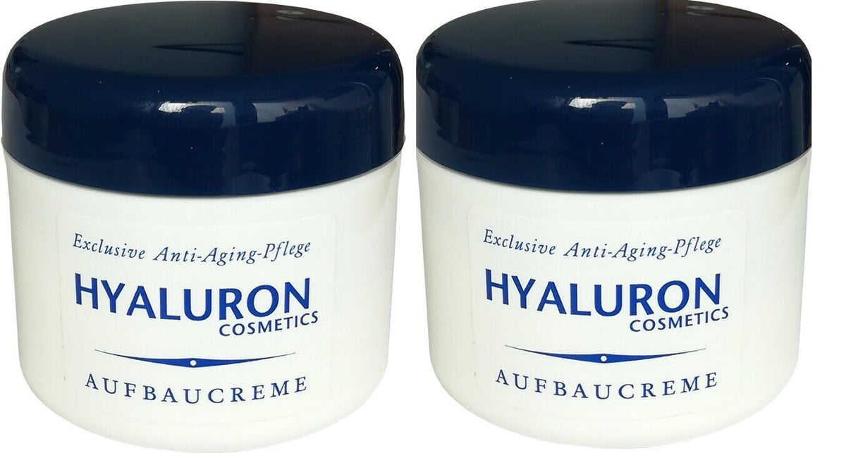 Bio-Vital Aufbaucreme Nachts Creme HYALURON Säure Antifalten 2x 125ml