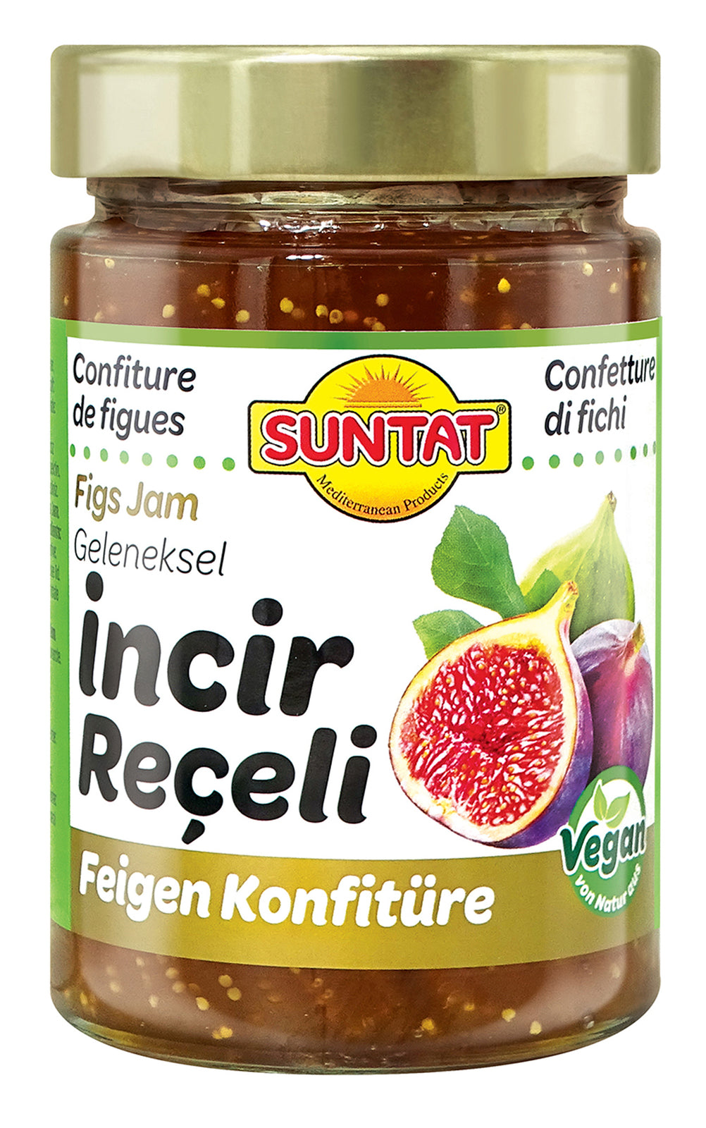 SUNTAT Feigen Konfitüre  Vegan 380g Früchtengewicht 35g