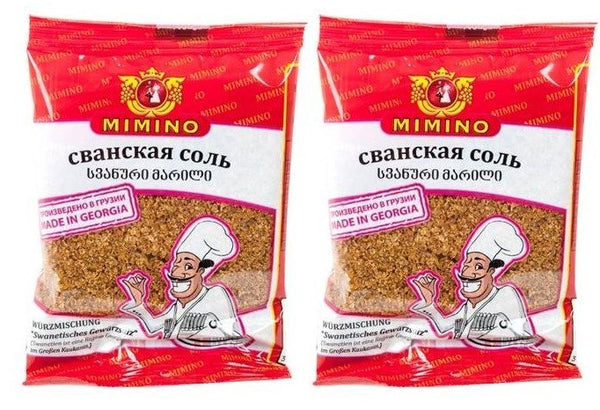 Mimino Georgien Swanetische Svanetische Schwanetische Salz Gewürzsalz, 2x 80g