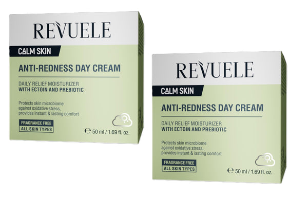 2er. Pack REVUELE Anti-Rötungs-Tagescreme 2x50ml