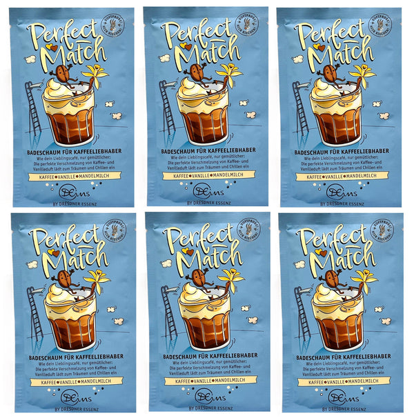 6er Pack Dresdner Essenz Badeschaum Perfect Match  6 x 60g