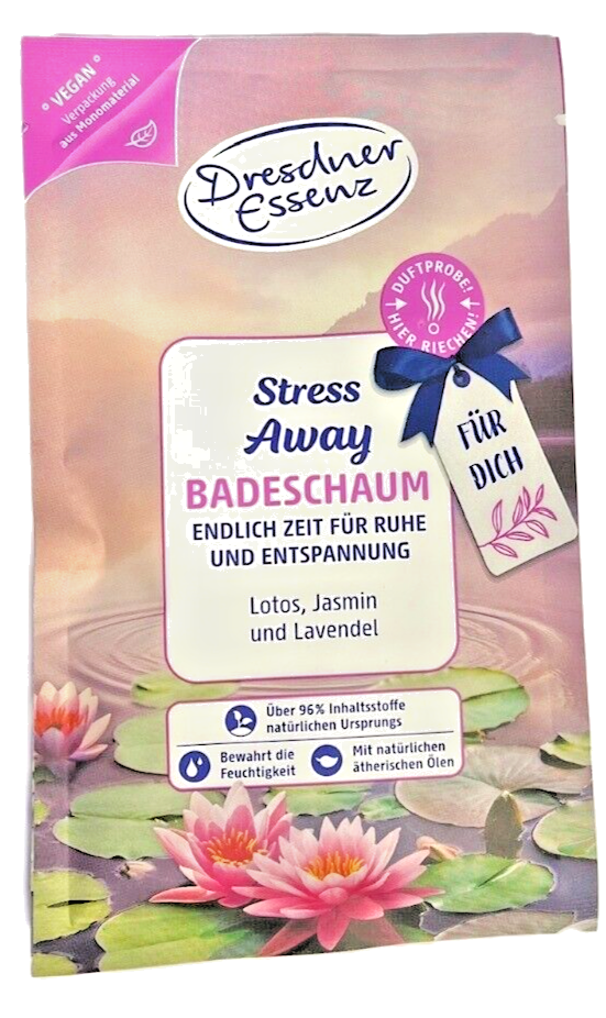 6x DRESDNER ESSENZ Badeschaum Stress Away 6x60g