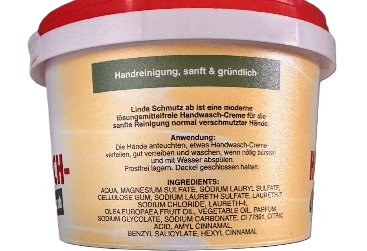 12x Linda Handreiniger Handwasch Creme Schmutz ab 12x 500 ml