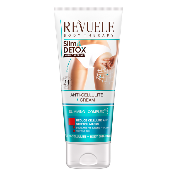 2x REVUELE SLIM WITH CAFFEINE Anti-Cellulite-Creme 2x 200ml