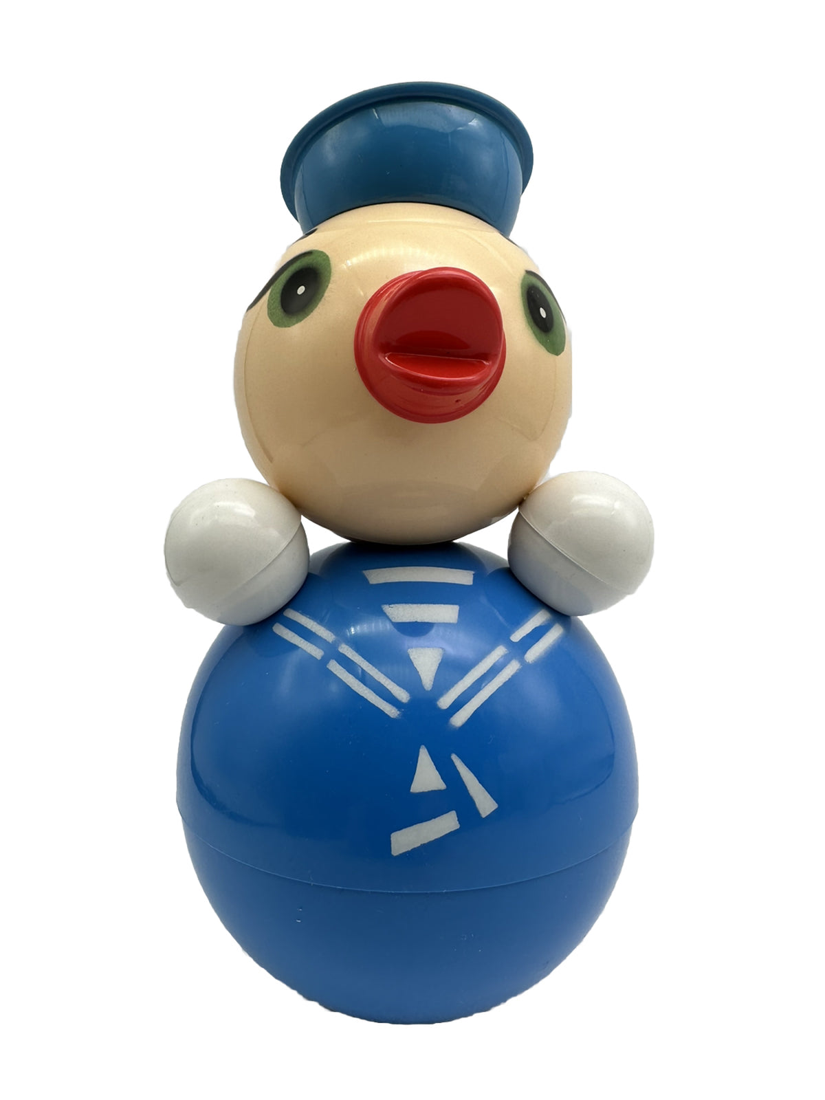 Stehaufmännchen Stehauf Puppe Newaljaschka Entchen Matrossen  Handgemalt 22cm