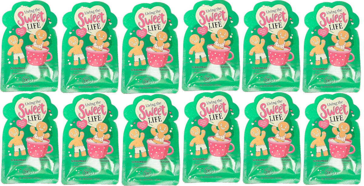 12er Pack Dresdner Essenz Schaumbad Living the sweet Life 12x 40ml