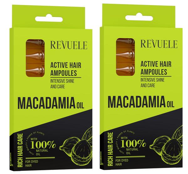 REVUELE 2 Pack Ampullen MACADAMIA OIL ACTIVE HAIR 2x (8x5ml)