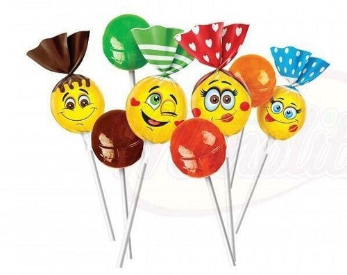 Ukraine ROSHEN LOLLIPOPS  Lutscher – Mischung  0,5kg /24 St.