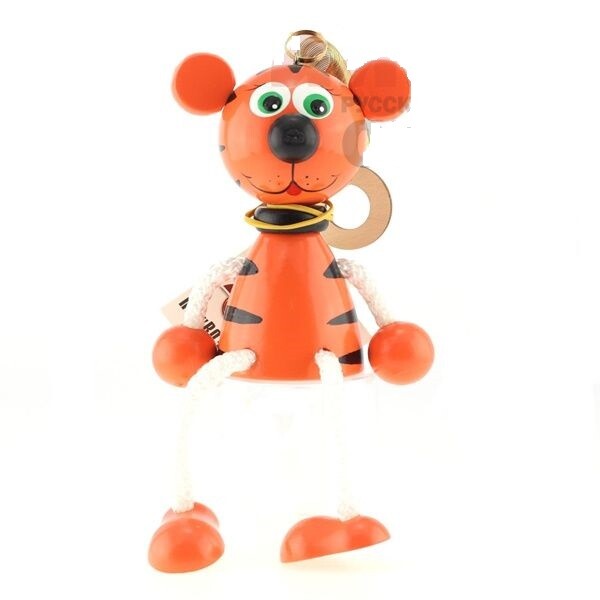 Spring Tiger Spielzeig Holz Handarbeit Geschenk 2022 Jahr des Tigers