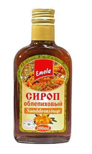 Emelja Sirup Sanddornbeeren Sanddornsirup, 200ml