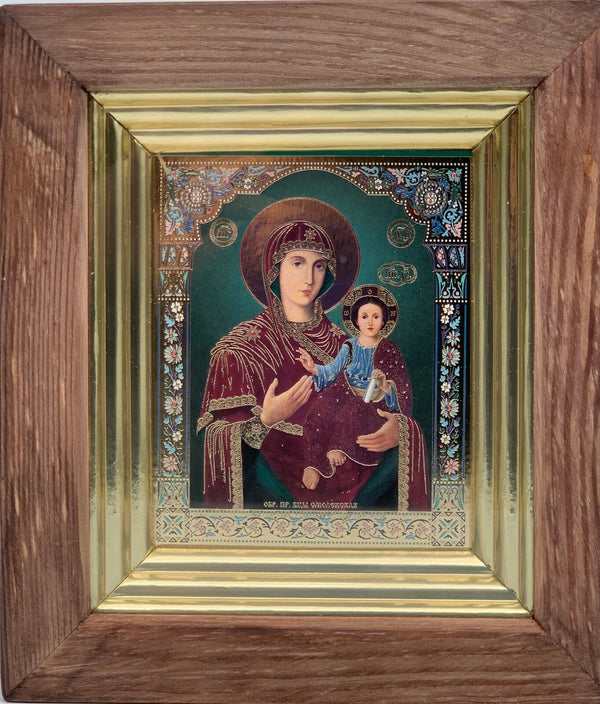 Ikone Gottesmutter von Smolensk  Smolenskaja , 17 x 19 cm