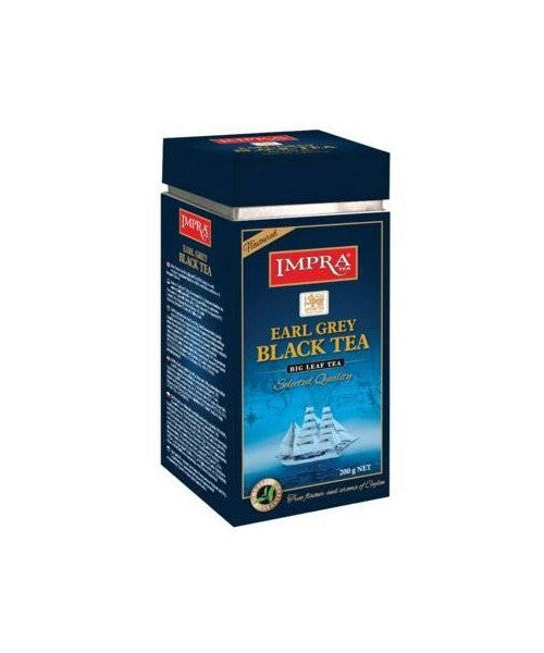 Impra loser Schwarze Tee Ceylon Earl Grey Blechdose 200g
