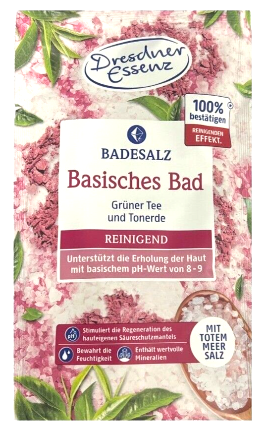 6x DRESDNER ESSENZ Badesalz Basisches Bad Wellness Pflege 6x 60g