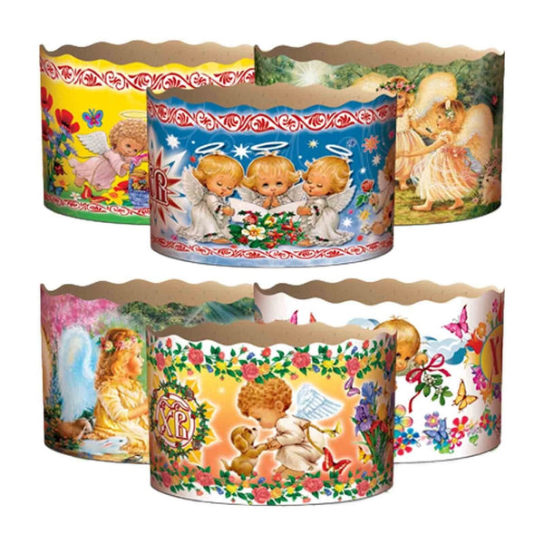 Osterbrot Backform hitzebeständiges Papier 10tlg 13cm