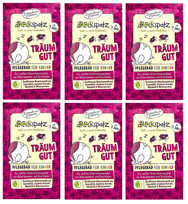 6er Pack Dresdner Essenz Pflegebad Träum gut 6 x 60g