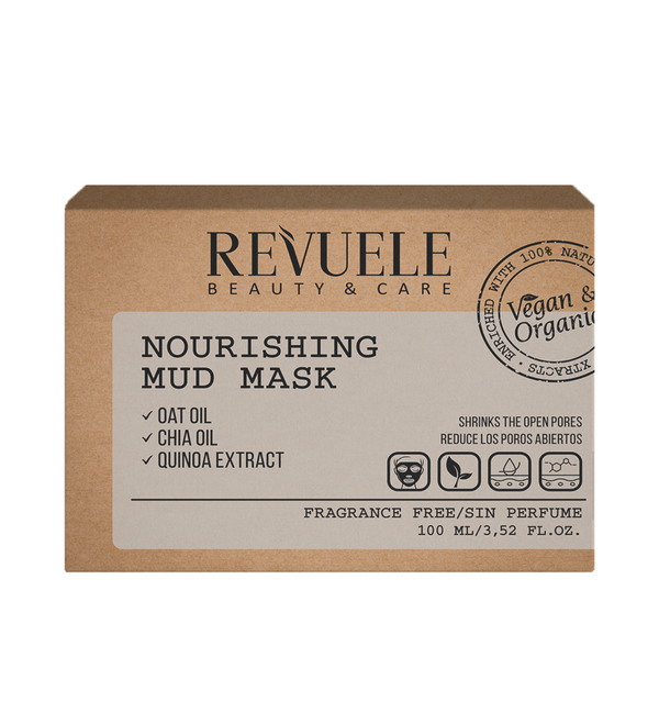 2x REVUELE NATURAL LINE Nährende Schlammmaske 2x 100ml