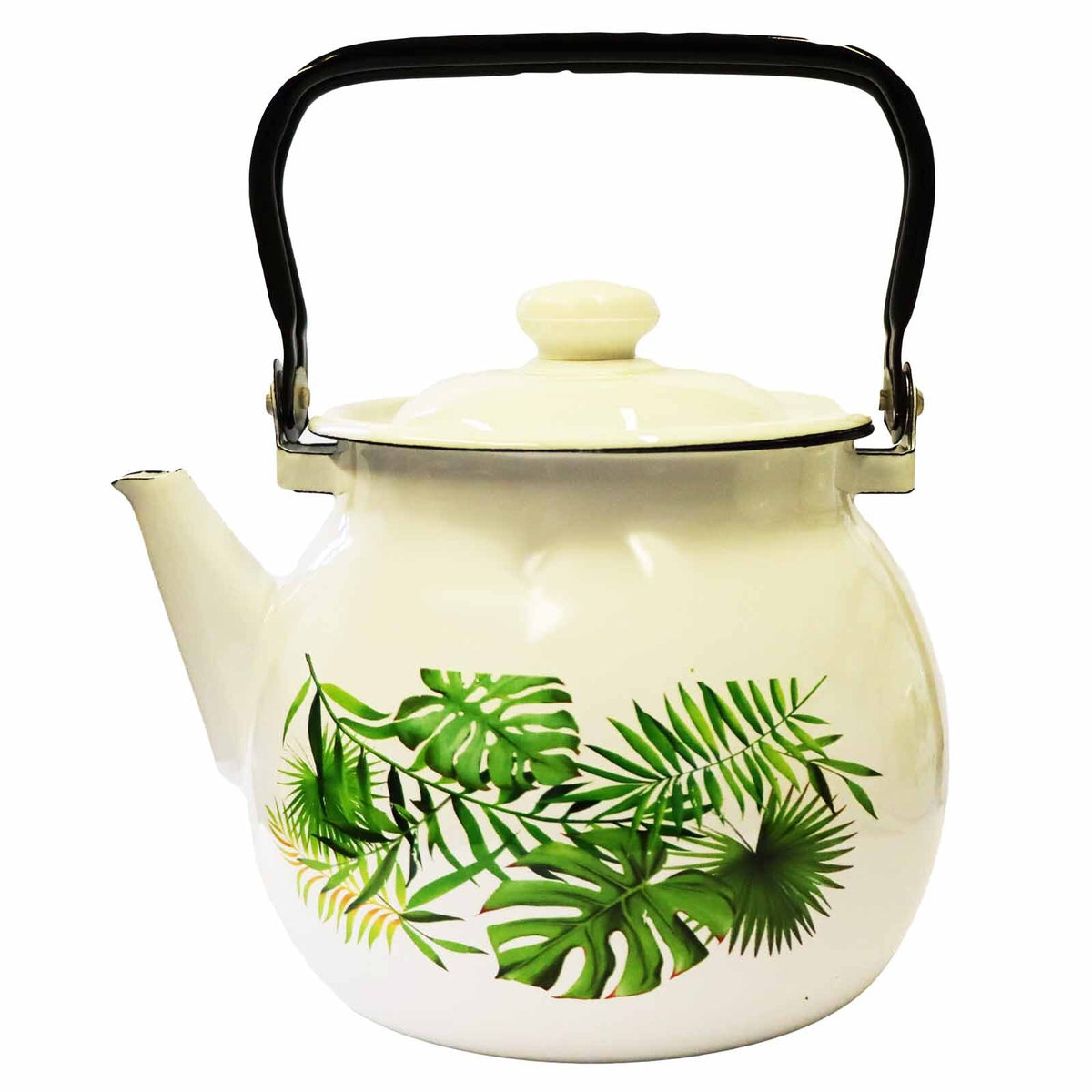 Wasserkocher Wasserkessel Emaille 3,5 L Vintage neu Garten Camping