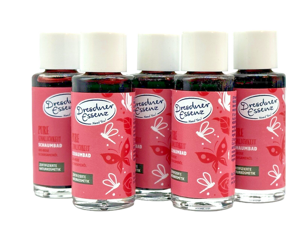 5x DRESDNER ESSENZ Schaumbad Pflegebad Pure Sinnlichkeit 5x 20ml