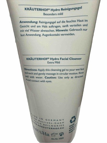 KRÄUTERHOF Hyaluron +Phitocomplex Reinigungsgel  200ml