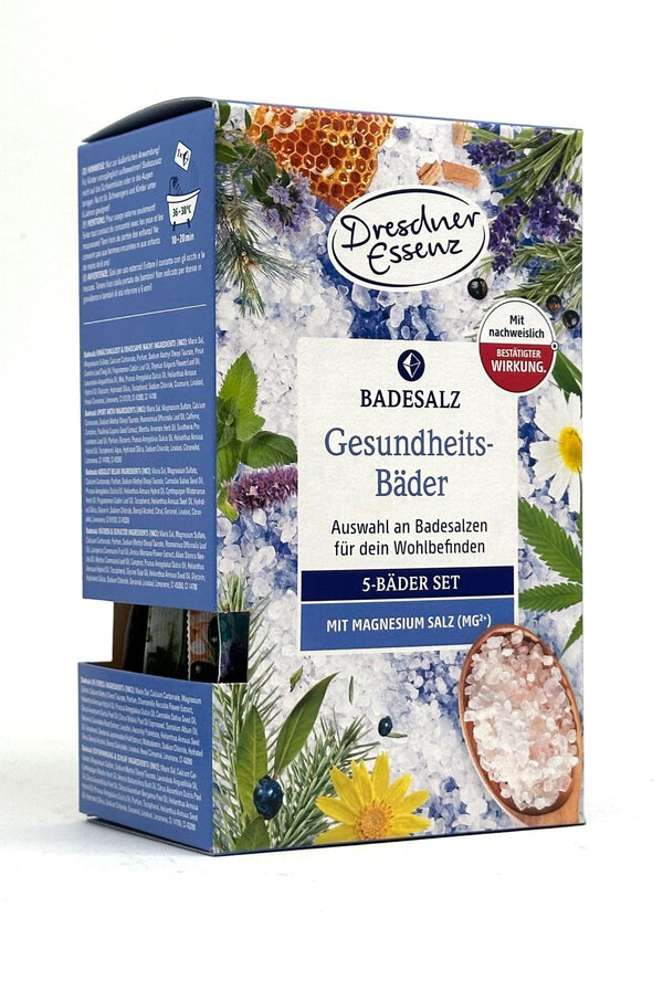 Dresdner Essenz Geschenkset Natürlich Gesund Fühlen - 5-Bäder Set