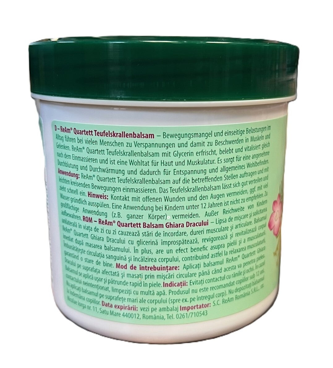 4x REAM QUARTETT  Teufelskrallenbalsam, 4x 250ml